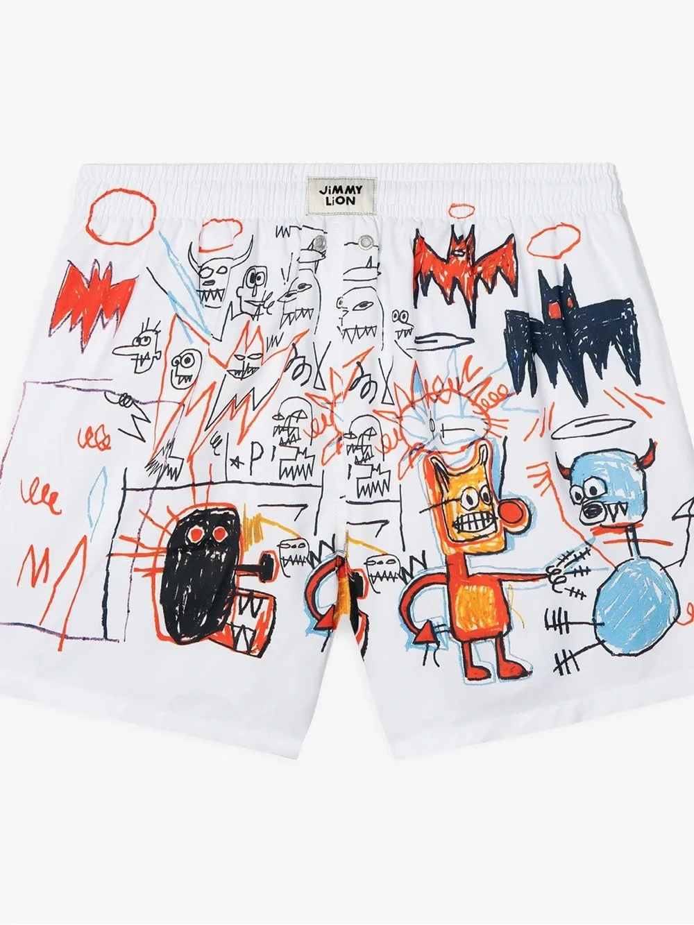 Jimmy Lion BASQUIAT BATMAN SWIM SHORTS Size XL